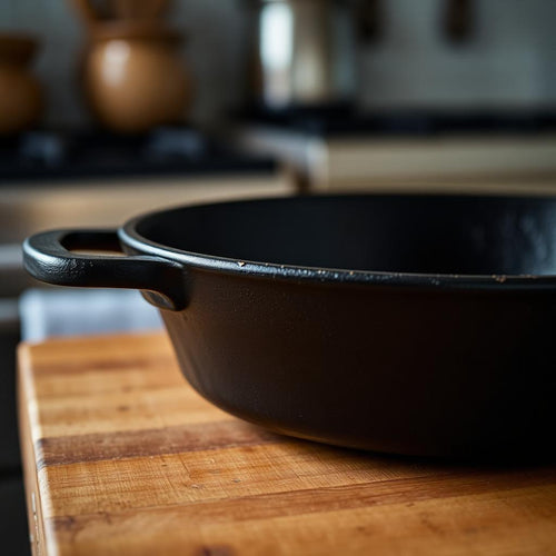 Cast Iron Skillet close-up detail